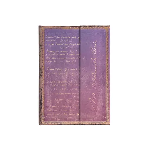 Paperblanks Caiet Marie Curie, Midi, cu linii late, copertă tare, 72 file
