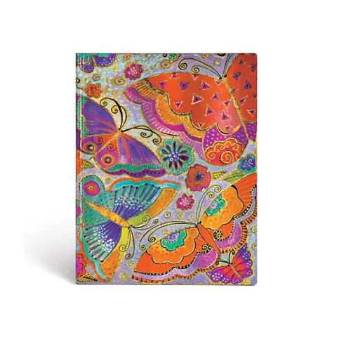 Carnet Paperblanks Flutterbyes, Ultra, liniatură largă, copertă moale, 88 foi