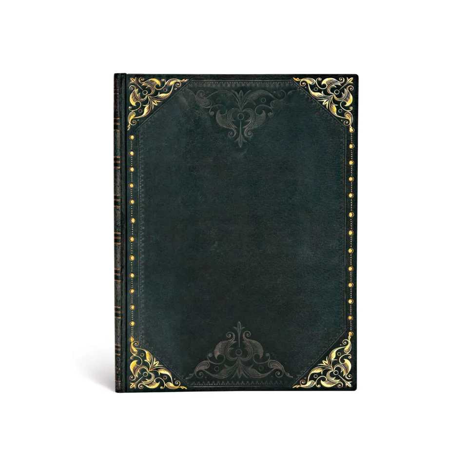 Paperblanks Caiet Midnight Rebel, Ultra, cu linii late, copertă tare, 72 file