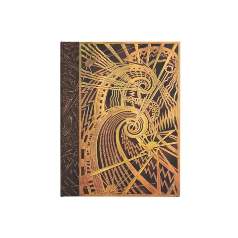 Carnet Paperblanks The Chain Spiral, Ultra, cu linii largi, copertă tare, 72 file