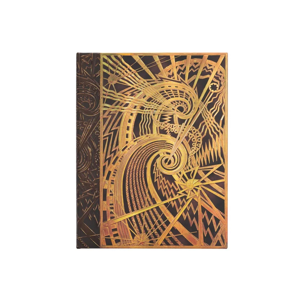 Carnet Paperblanks The Chain Spiral, Ultra, cu linii largi, copertă tare, 72 file