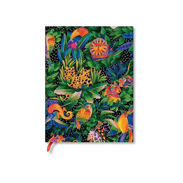 Carnet Paperblanks Jungle Song, Ultra, linii late, copertă moale, 88 foi