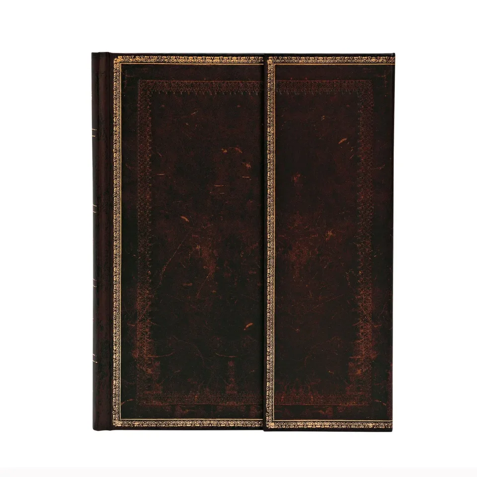 Carnet Paperblanks Black Moroccan, 180 x 230 mm, copertă dură, 72 file