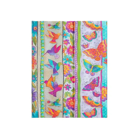 Paperblanks Caiet Hummingbird, 180 x 230 mm, linii mari, copertă tare, 72 file