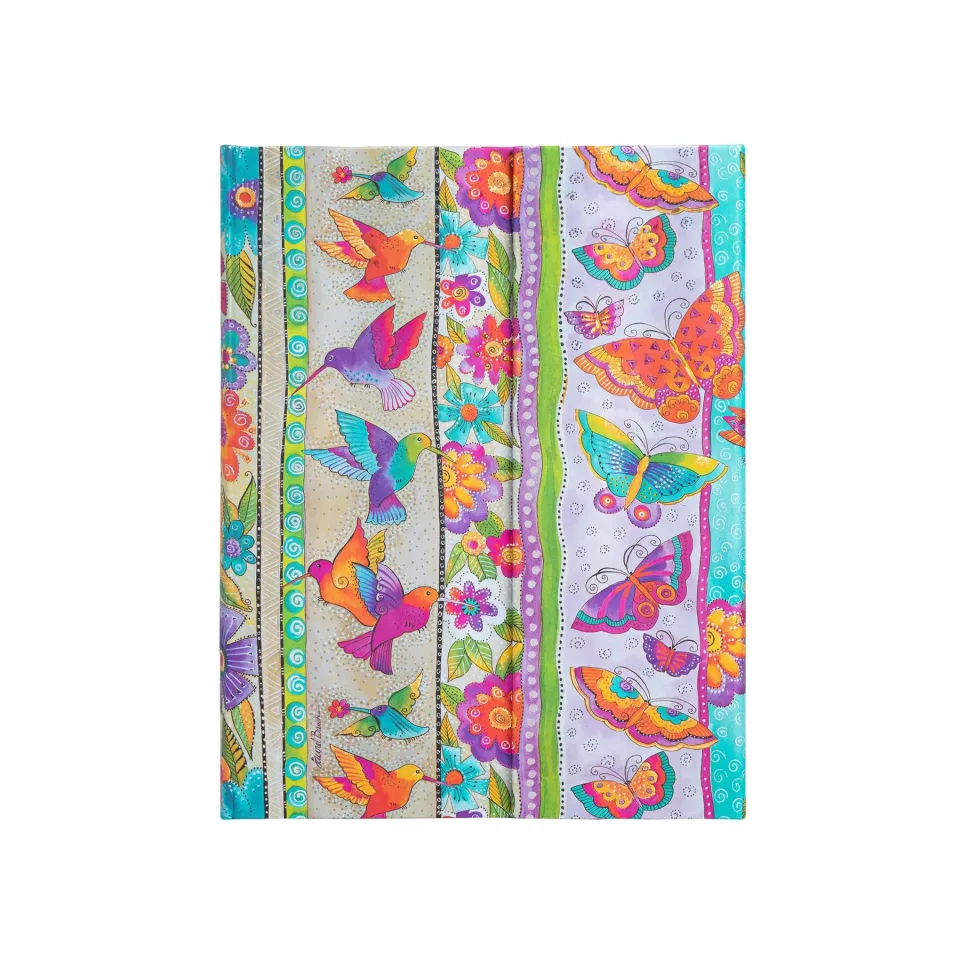 Paperblanks Caiet Hummingbird, 180 x 230 mm, linii mari, copertă tare, 72 file