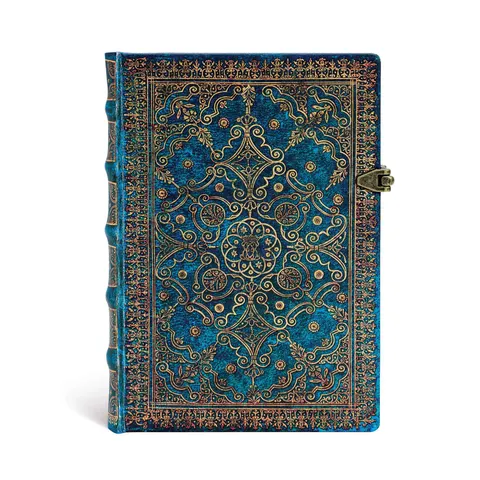 Paperblanks Caiet Azure, Midi, dictando, copertă tare, 120 file
