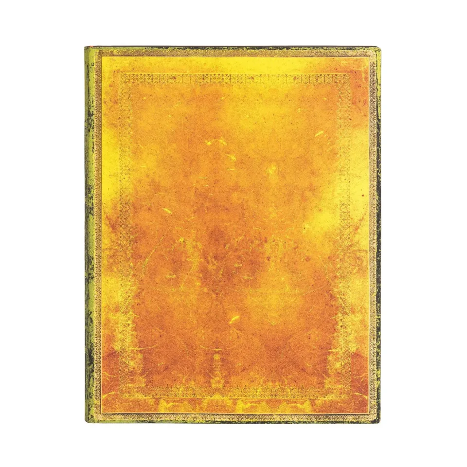 Carnet Paperblanks Ochre, Ultra, cu linii largi, copertă moale, 120 foi