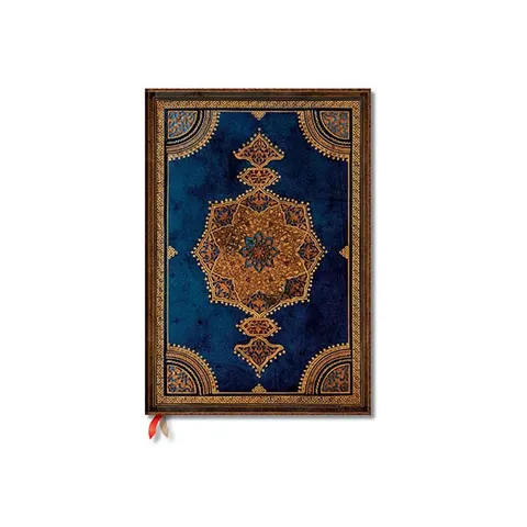 Caiet Paperblanks Safavid Indigo, Grande, copertă tare, 64 file