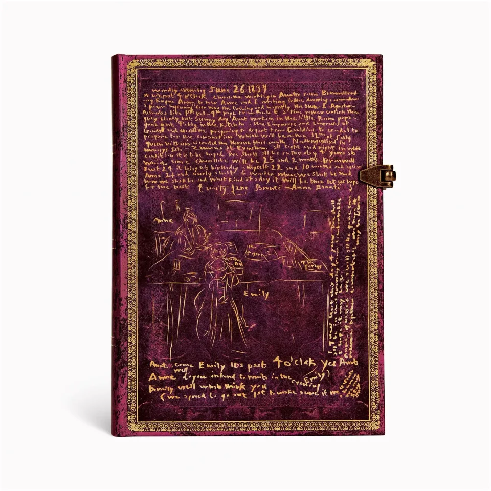 Caiet Paperblanks Bronte Sisters, Midi, copertă tare, 120 coli
