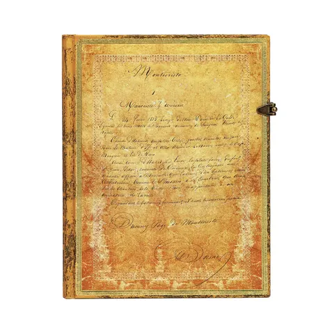 Paperblanks Caiet Duma's 150th Anniversary, Ultra, dictando, copertă tare, 72 file