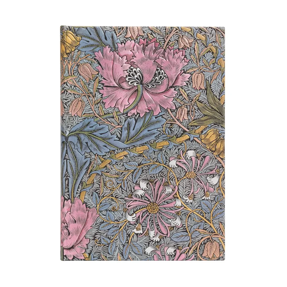 Carnet Paperblanks William Morris, Midi, linii late, copertă tare, 72 foi