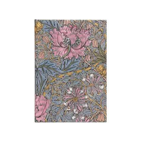 Paperblanks Caiet William Morris, Midi, copertă tare, 72 file