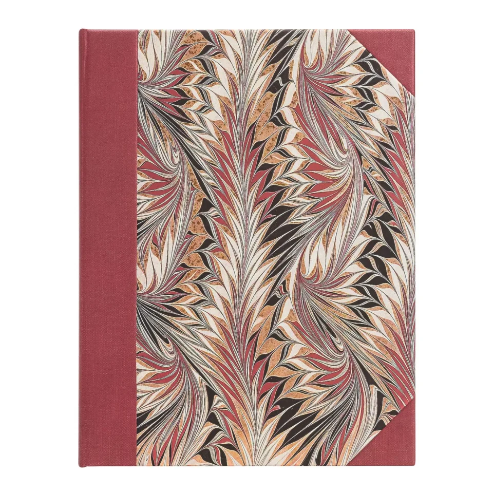 Paperblanks Caiet Rubedo, Ultra, cu linii late, copertă tare, 72 file