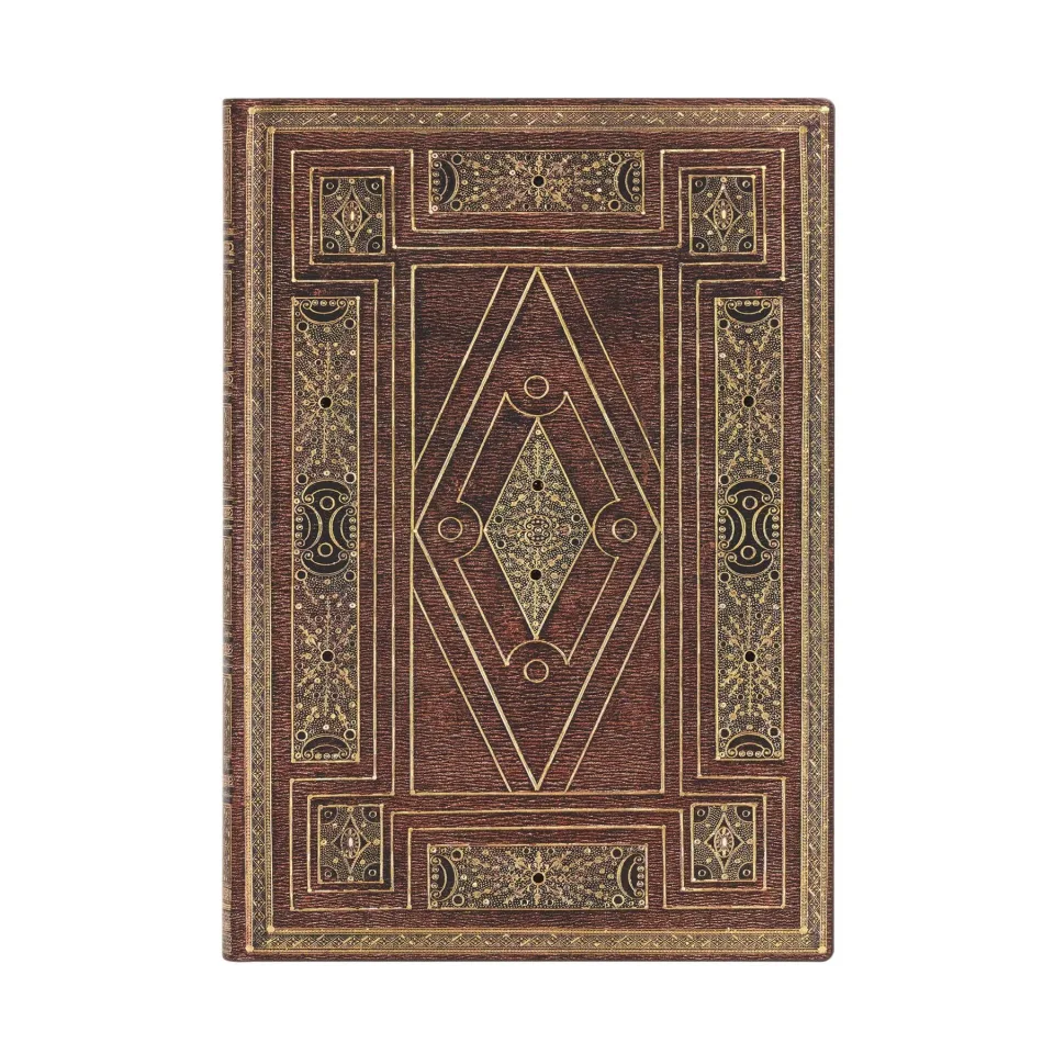 Paperblanks Caiet Shakespeare’s Library, Midi, linii late, copertă moale, 88 coli