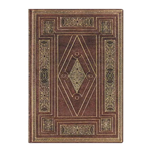 Paperblanks Carnet Shakespeare’s Library, Midi, copertă moale, 88 file