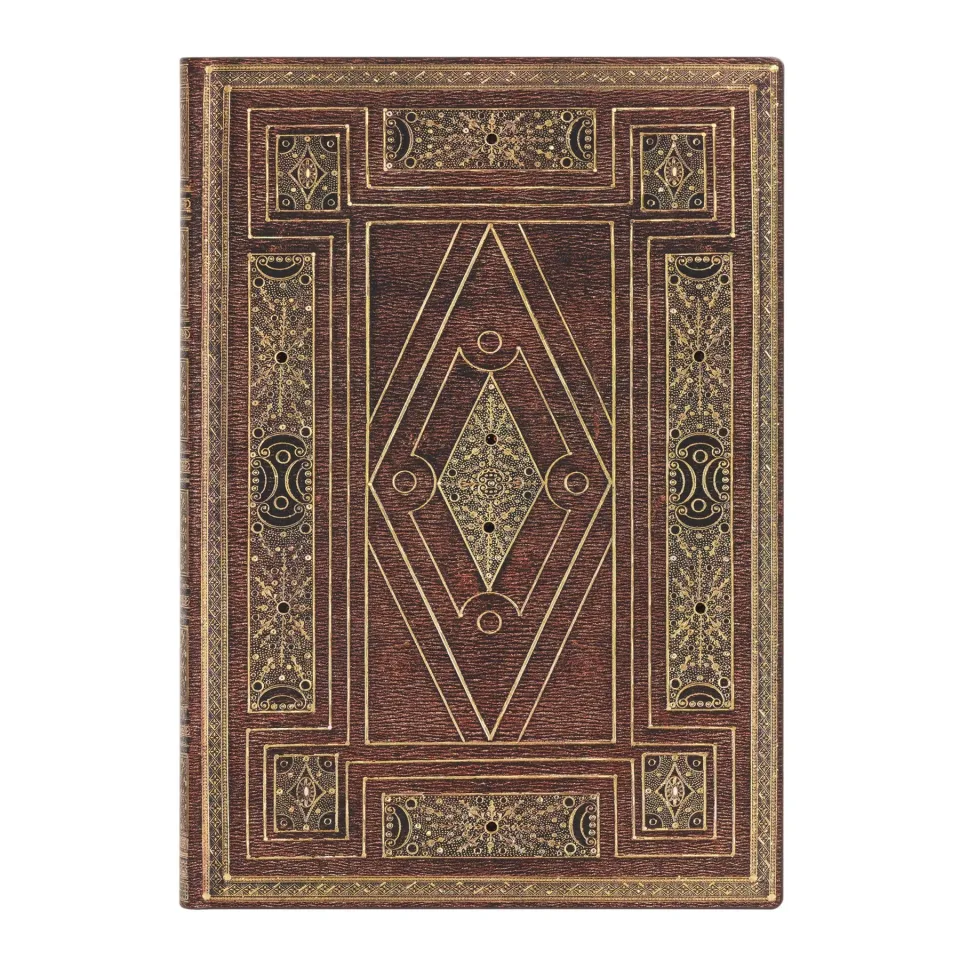 Paperblanks Carnet Shakespeare’s Library, Midi, copertă moale, 88 file