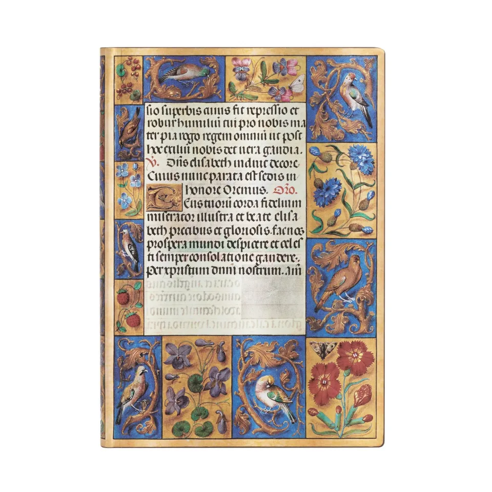Paperblanks Caiet Ancient Illumination, Midi, dictando lat, copertă moale, 88 file