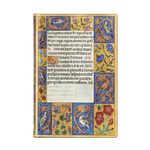 Paperblanks Caiet Ancient Illumination, Mini, cu linii late, copertă moale, 104 file
