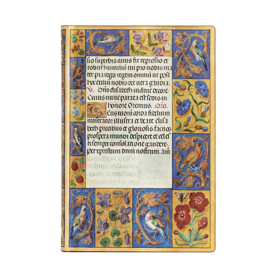 Paperblanks Caiet Ancient Illumination, Mini, cu linii late, copertă moale, 104 file