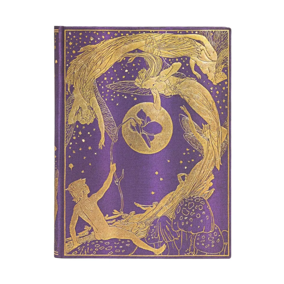Carnet Paperblanks Violet Fairy, Ultra, liniatură mare, copertă tare, 72 foi
