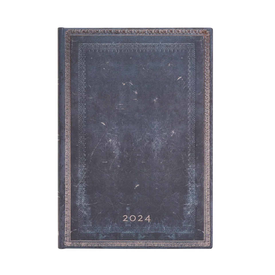 Paperblanks Planner Inkblot, Midi, orizontal, copertă tare, 80 coli, pentru 2024