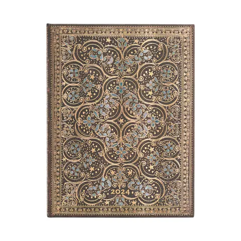 Paperblanks Planner Restoration, Ultra, orizontal, copertă tare, 80 foi, pentru 2024