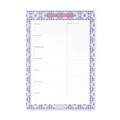 Filofax Planner Pad Mediterranean, planificator mese, cu magnet