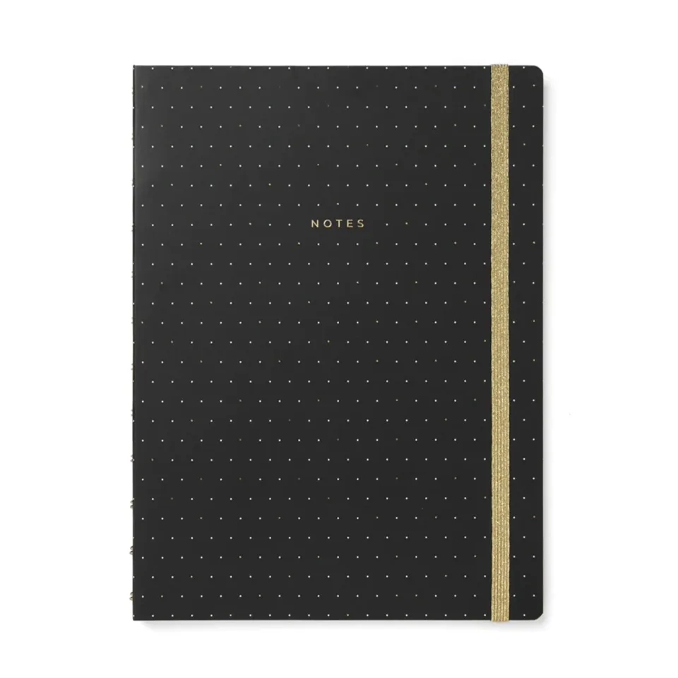 Caiet Filofax Moonlight, A4, negru