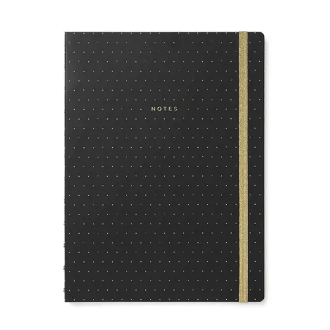 Caiet Filofax Moonlight, A4, negru