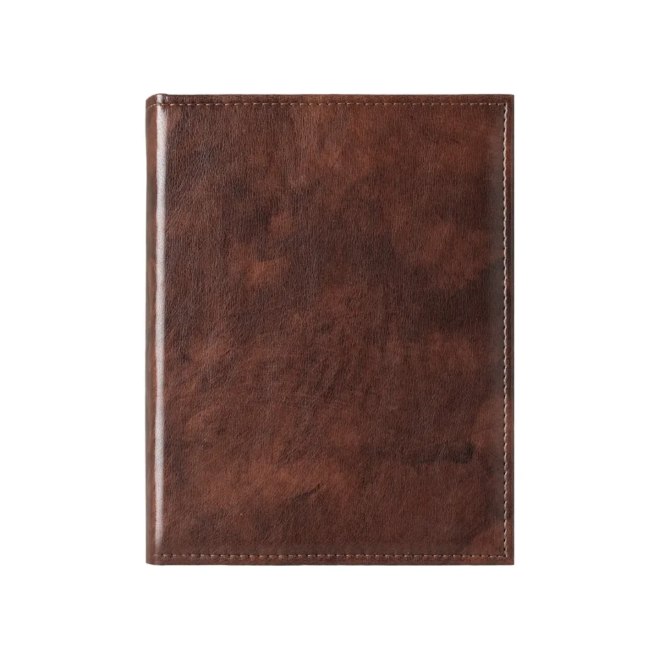 Organizer, A5, cu inele, offset, 100 coli, maro