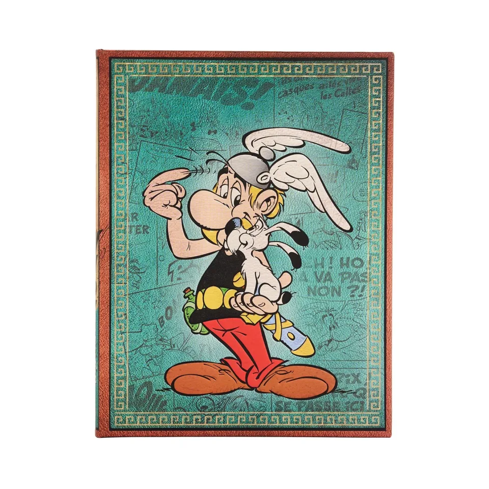 Caiet Paperblanks Asterix the Gaul, Ultra, cu linii, copertă tare, 72 foi