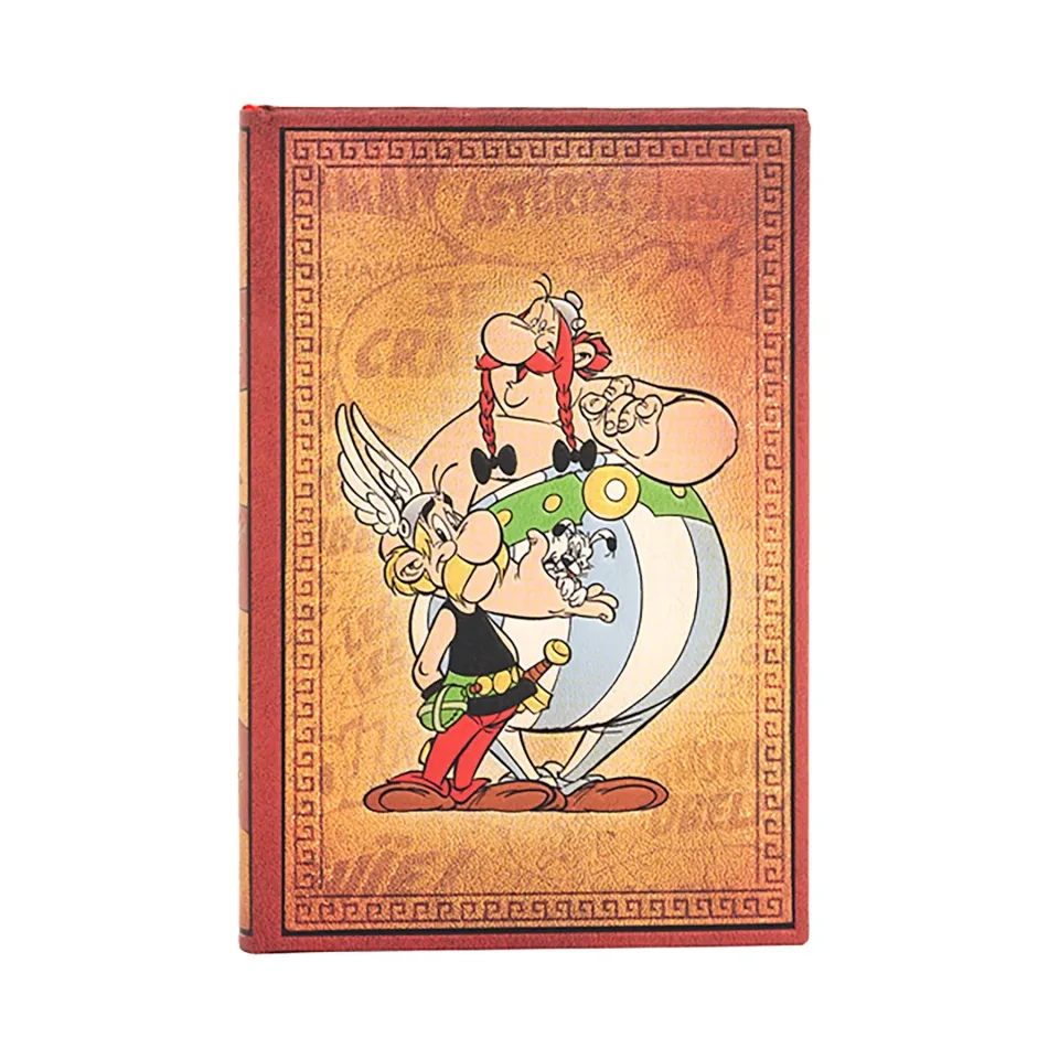 Carnet Paperblanks Asterix Obelix, Mini, cu linii late, copertă tare, 88 foi