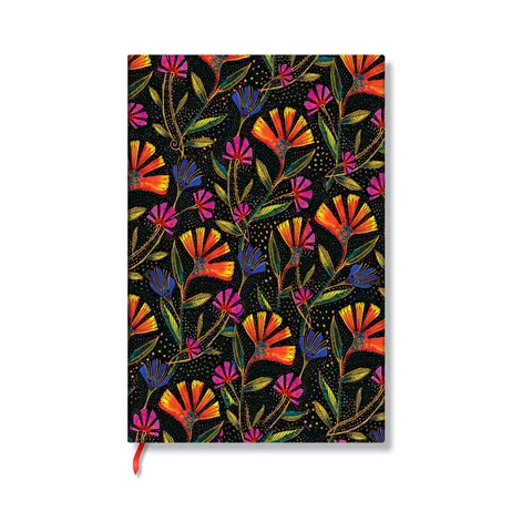Paperblanks Caiet Wild Flowers, Mini, dictando lat, copertă moale, 104 file