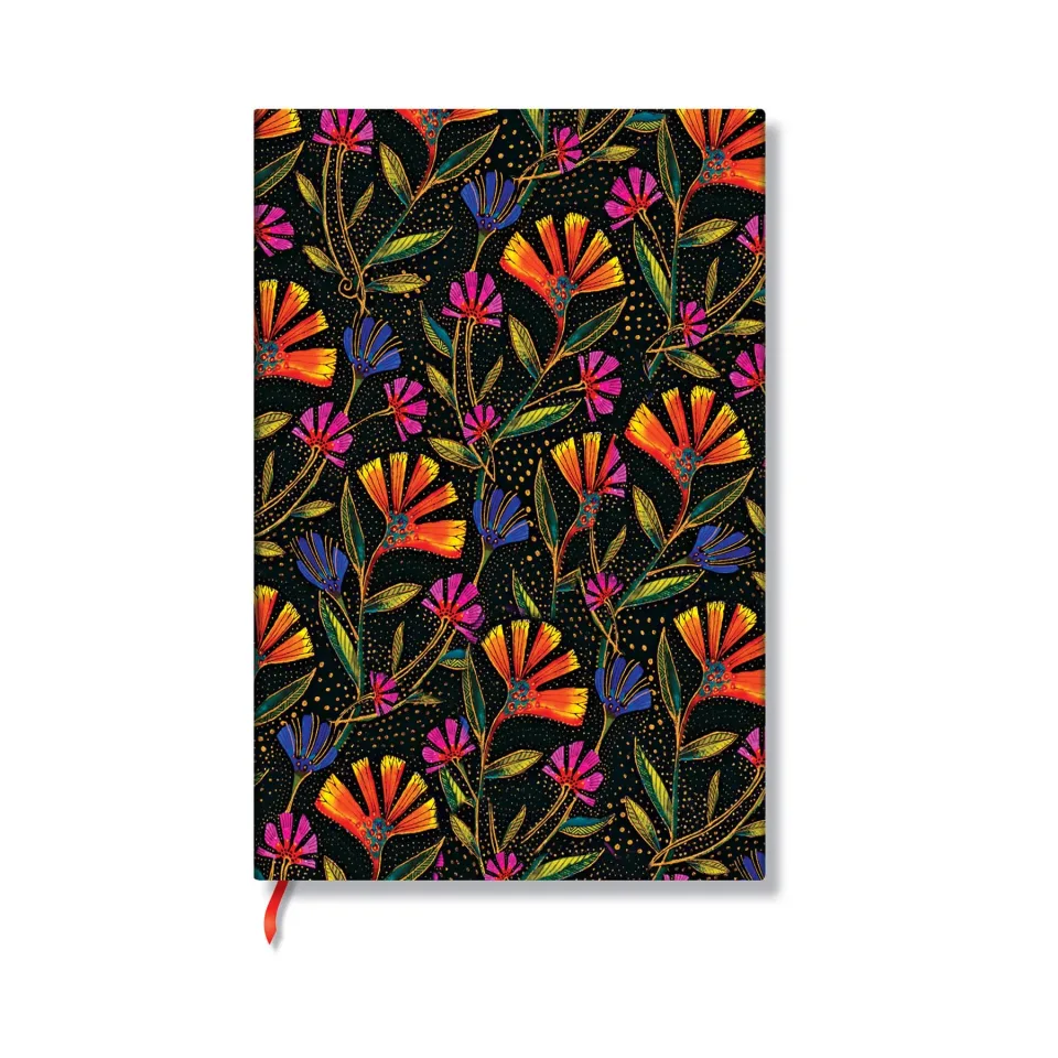Paperblanks Caiet Wild Flowers, Mini, dictando lat, copertă moale, 104 file