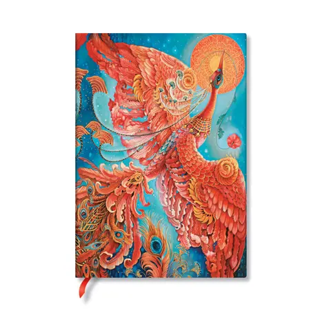 Paperblanks Caiet Firebird, Midi, Copertă rigidă, 72 file