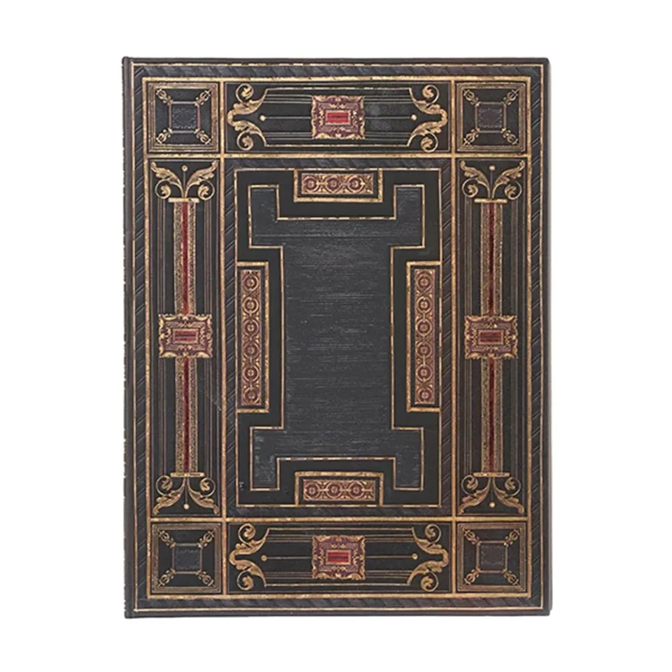 Paperblanks Caiet Onyx, Ultra, cu linii late, copertă tare, 72 file
