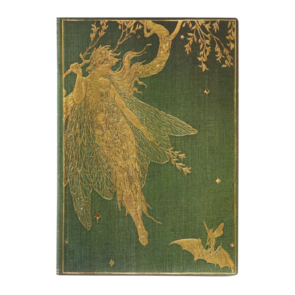 Caiet Paperblanks Olive Fairy, Midi, copertă moale, 88 file