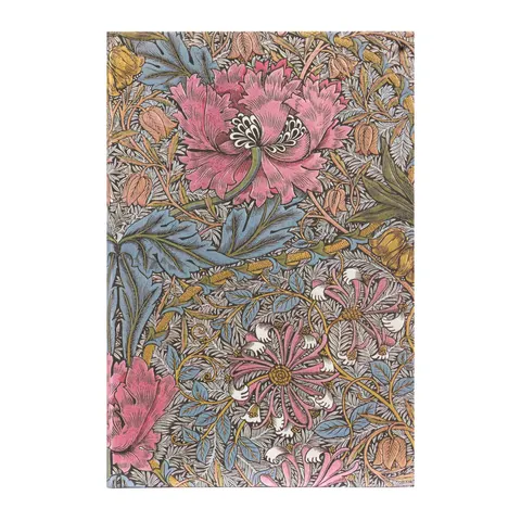 Carte de adrese Paperblanks William Morris Pink Honeysuckle, Mini, 64 foi