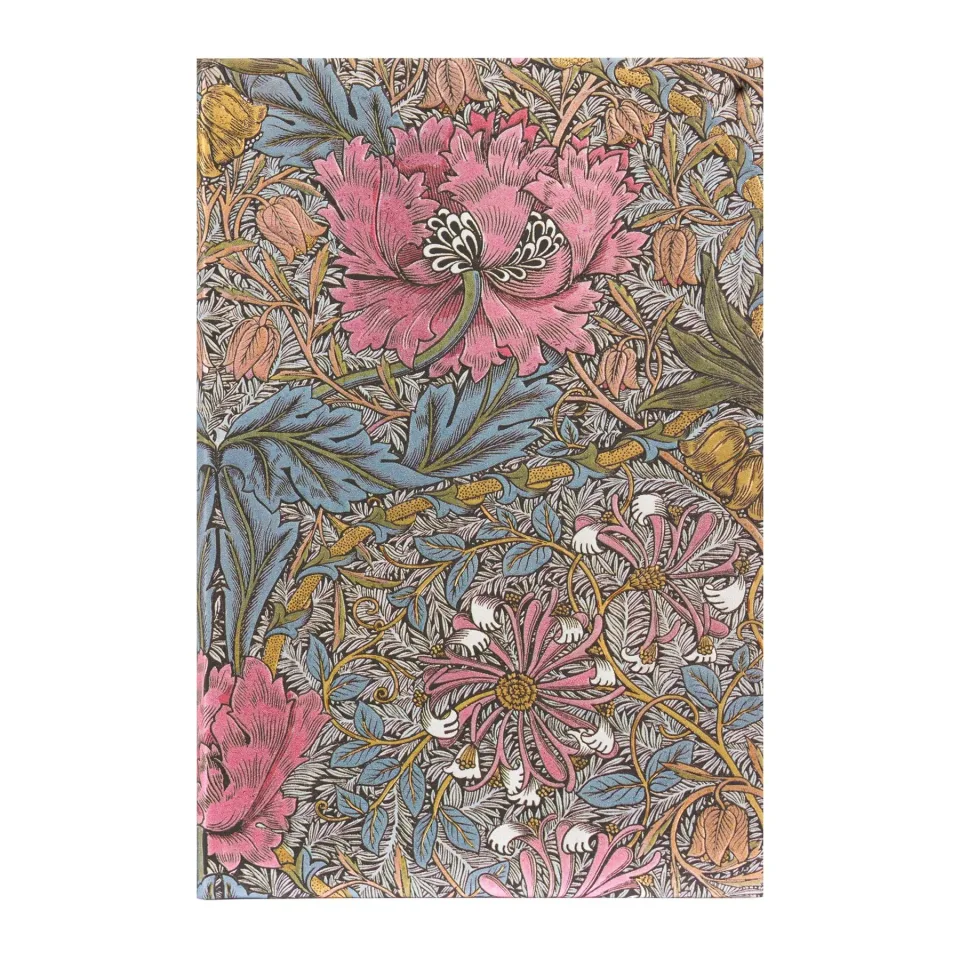 Carte de adrese Paperblanks William Morris Pink Honeysuckle, Mini, 64 foi