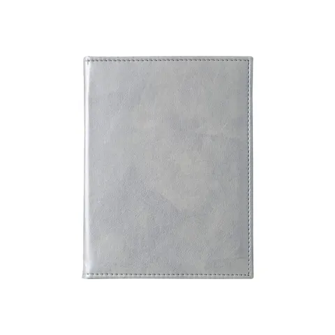 Organizer, A5, cu inele, 100 foi, argintiu