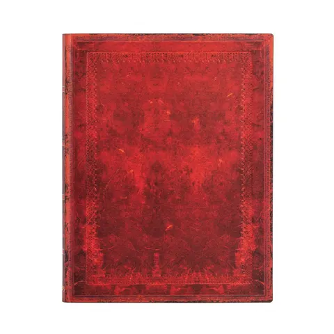 Paperblanks Business planner Red Moroccan, Ultra, copertă moale, 112 file, pentru 2025