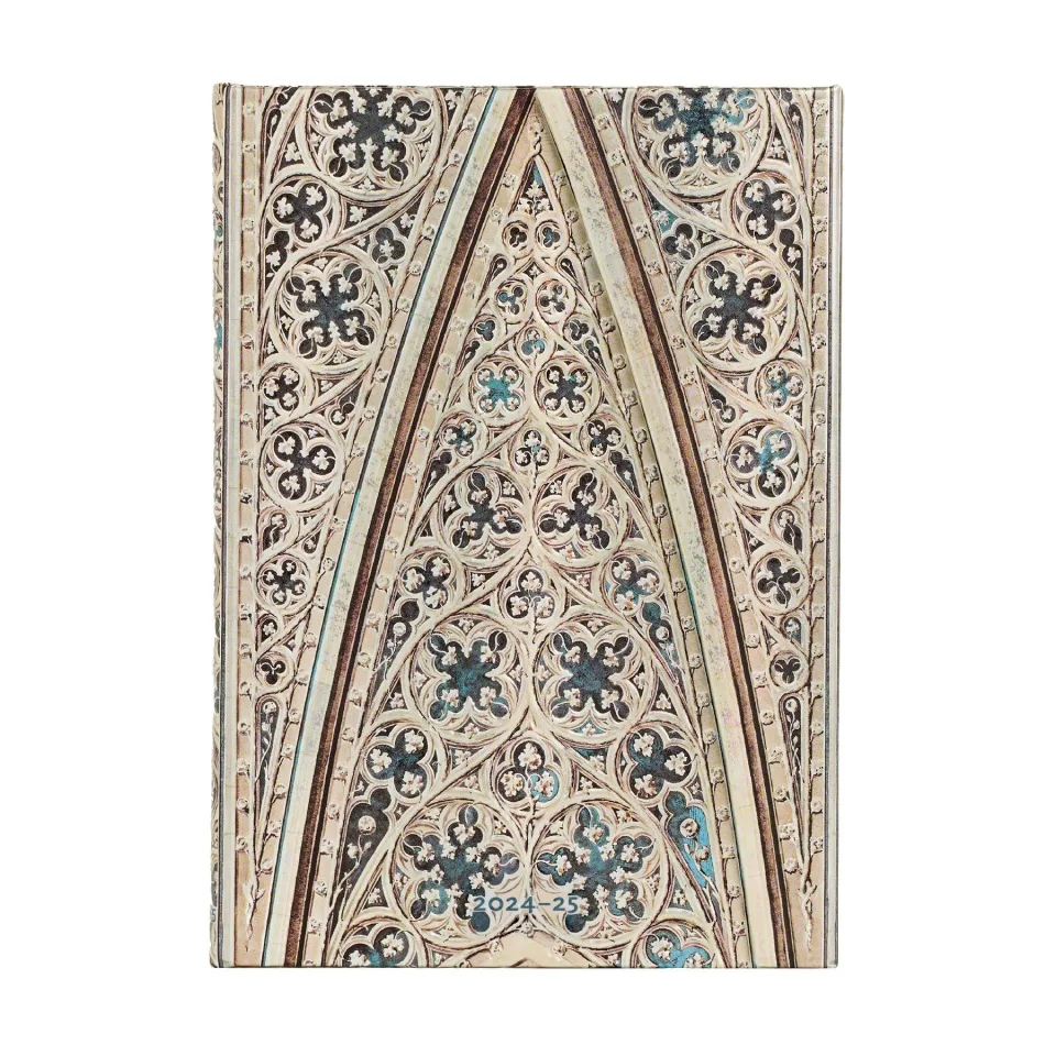 Paperblanks Planner Duomo di Milano, Midi, orizontal, copertă tare, 104 foi, 2024–2025