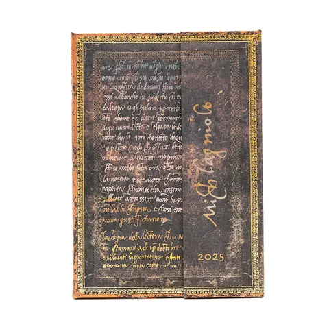 Paperblanks Planner Michelangelo, Midi, Verso, copertă tare, 80 foi, pentru 2025