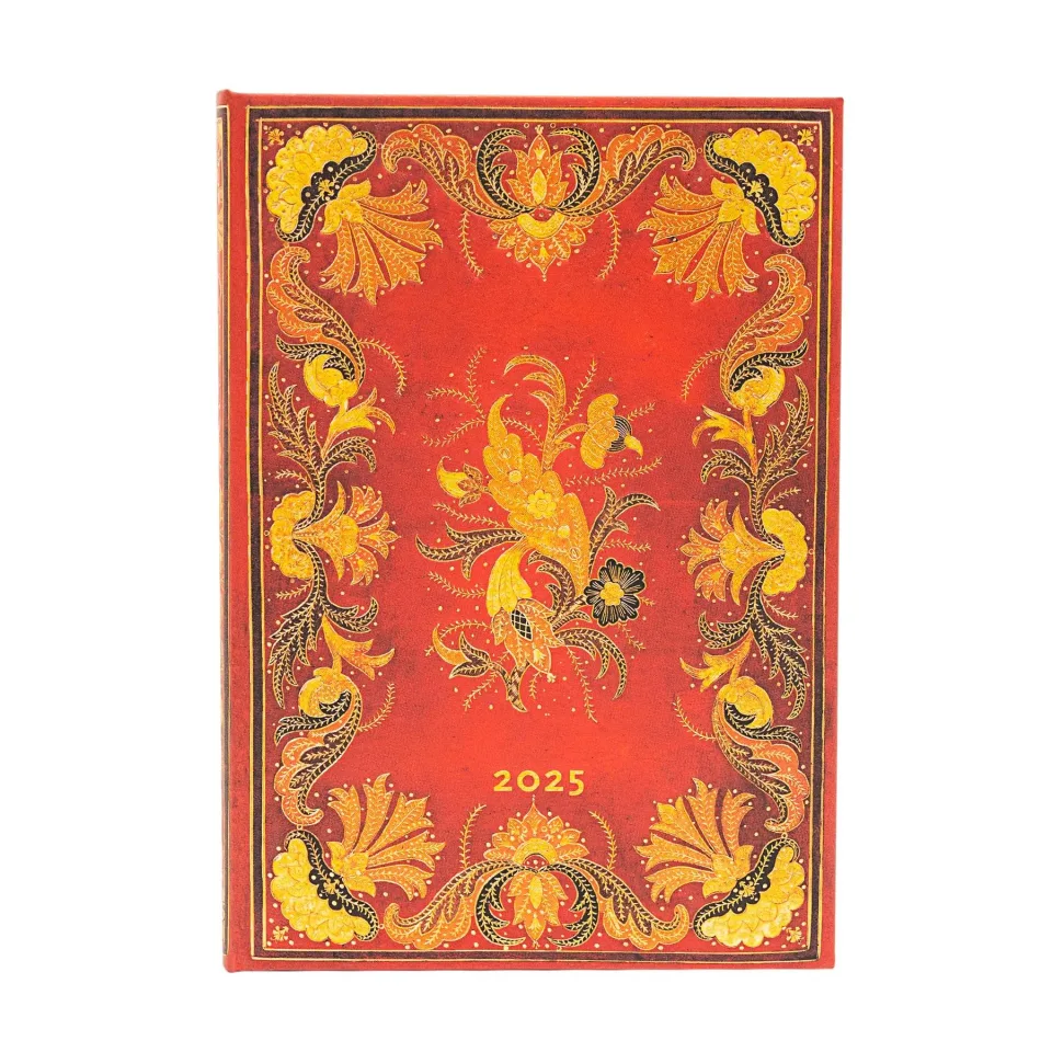 Paperblanks Planner Fiammetta, Midi, Verso, copertă tare, 80 file, pentru 2025