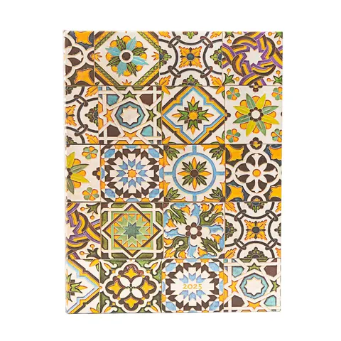 Paperblanks Planner Porto, Ultra, 1 zi pe pagină, copertă tare, 208 foi, pentru 2025
