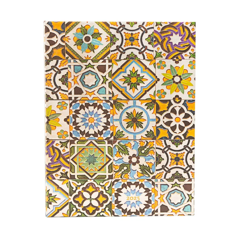 Paperblanks Planner Porto, Ultra, 1 zi pe pagină, copertă tare, 208 foi, pentru 2025