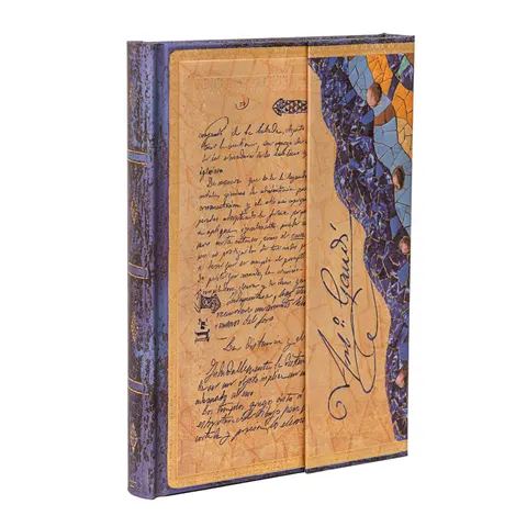 Paperblanks Caiet Gaudi, Midi, dictando, copertă tare, 72 file