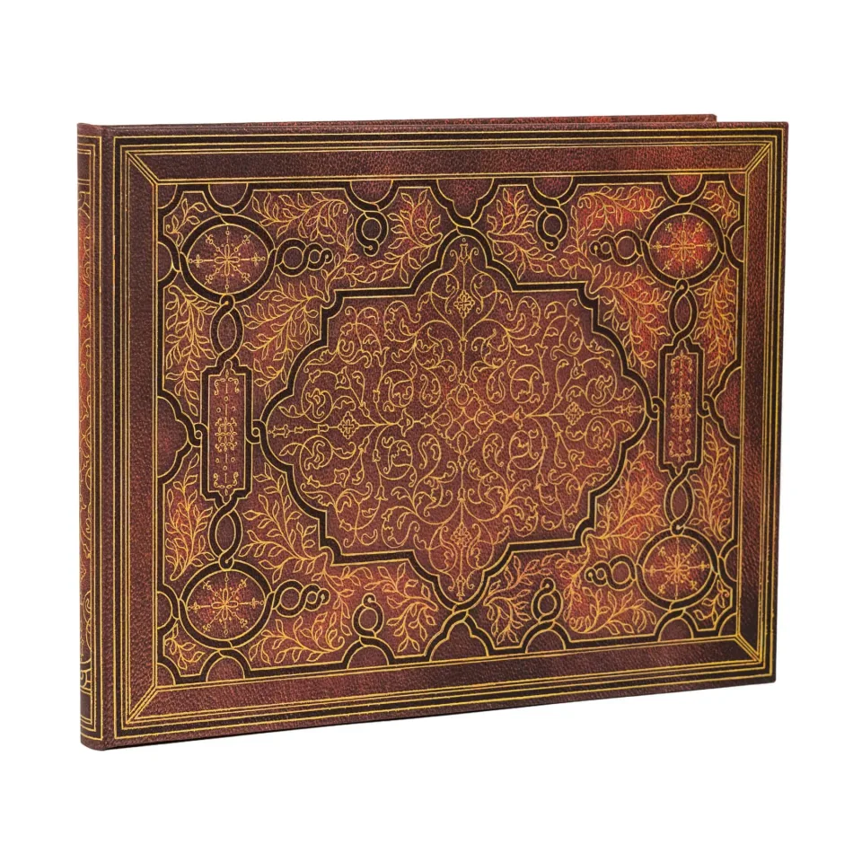 Paperblanks Carte de oaspeți Iron Horse, dictando, copertă tare, 225 x 180 mm, 72 file