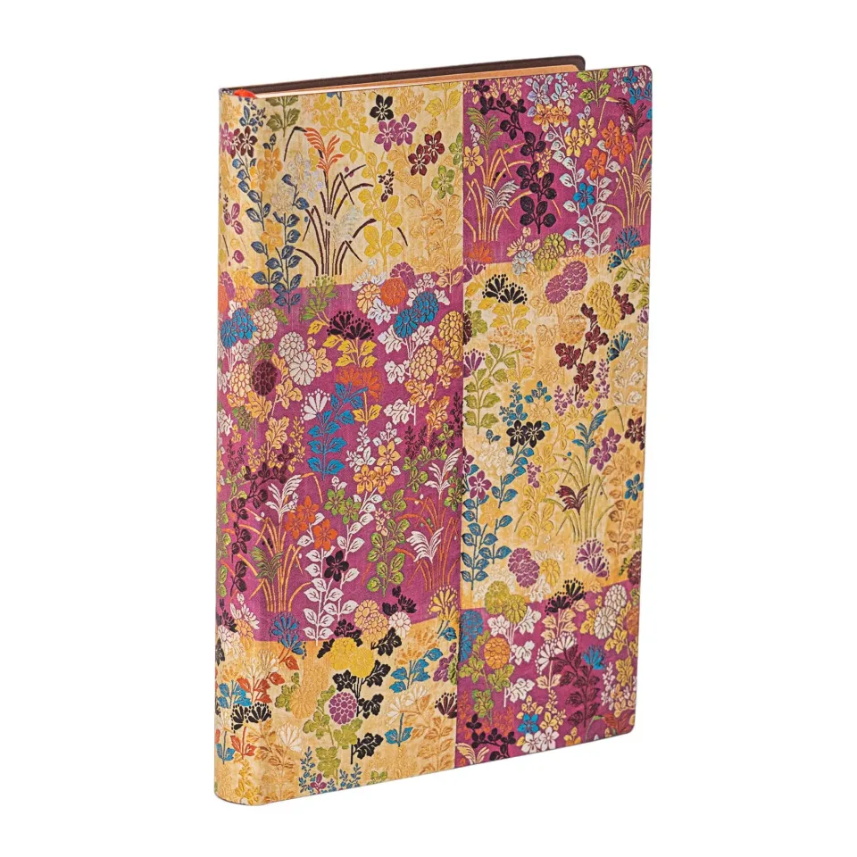 Caiet Paperblanks Kara-Ori Pink, Mini, linii late, copertă moale, 104 foi