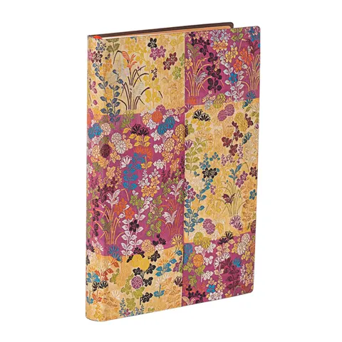 Caiet Paperblanks Kara-Ori Pink, Mini, linii late, copertă moale, 104 foi